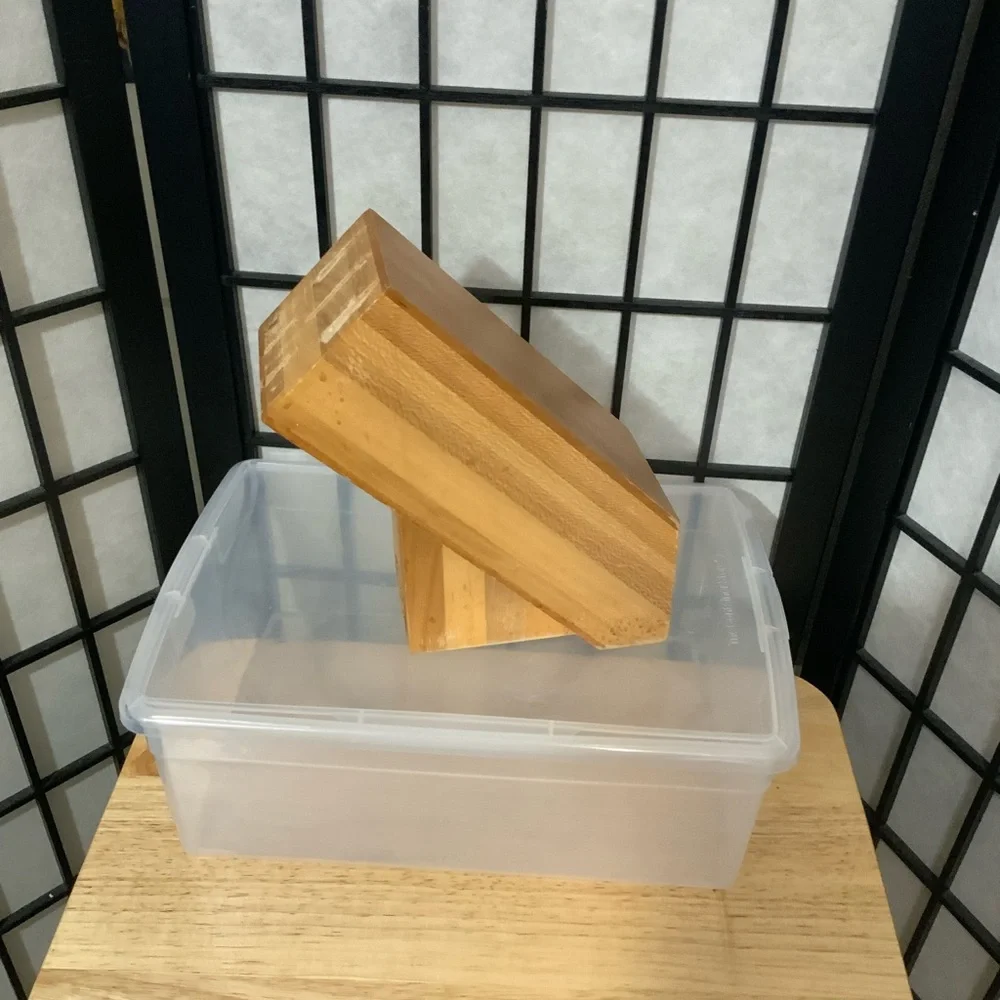 Carvel Hall Wood Knife Block 5 Slots “great Blades”